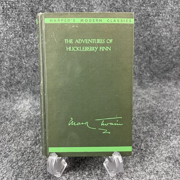 The Adventures of Huckleberry Finn Mark Twain, 1931, Hard Cover Harper's Classic