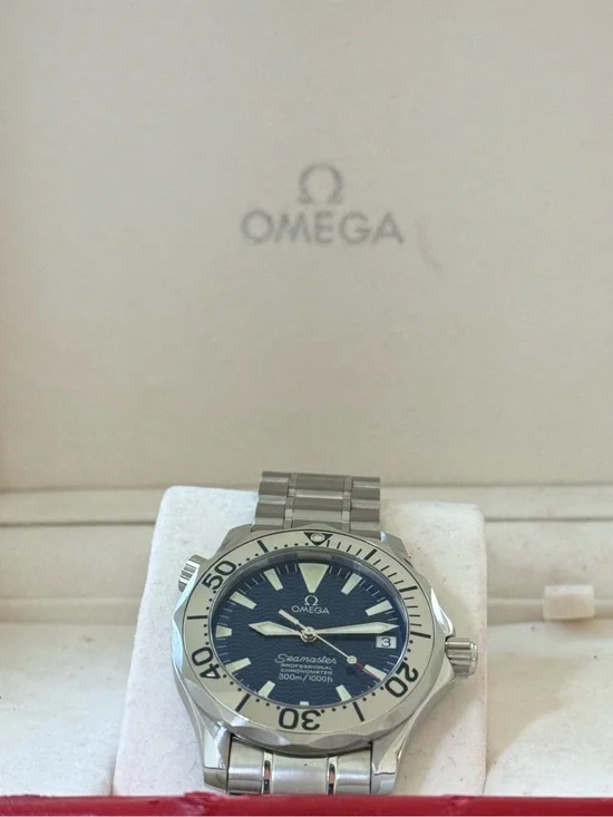 Omega Seamaster Steel Watch - Blue Dial