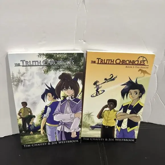 The Truth Chronicles Books 2 & 3 The Contest Rescue PB Tim Chaffey Lot Set