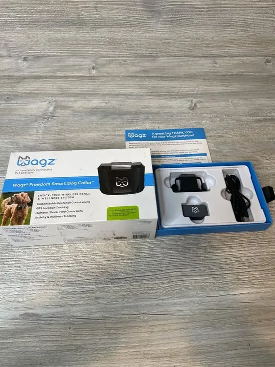 Wagz Freedom Smart Dog Customizable Geo-Fence Collar Plus Boost Freedom Battery