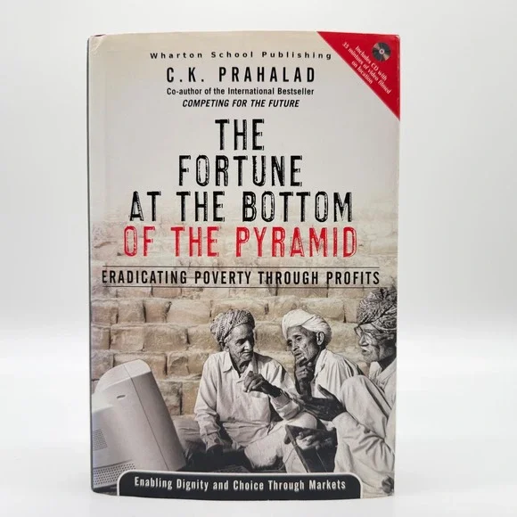 The Fortune at the Bottom of the Pyramid C.K. Prahalad Hardcover Book with CD