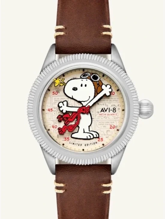AVI-8 Limited Edition Snoopy Pilot Watch - Peanuts Snoopy Flying Ace