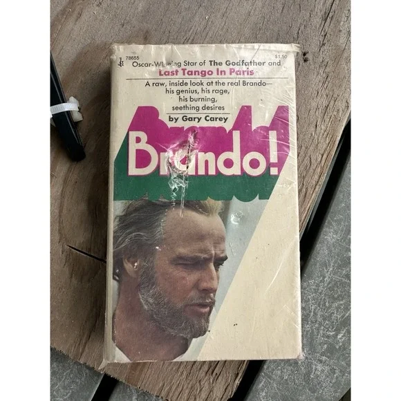 Brando! by Gary Carey 1973 Pocket Books Godfather‎ Last Tango in Paris Streetcar