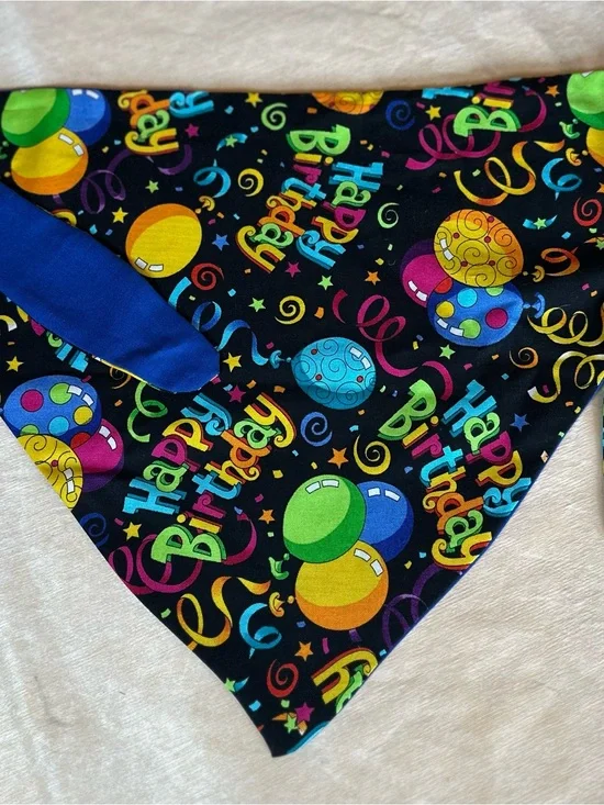 Birthday Scarf for Your Favorite Furry Friend -Size Large