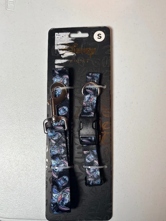 Disney Stitch Dog Collar and Leash set