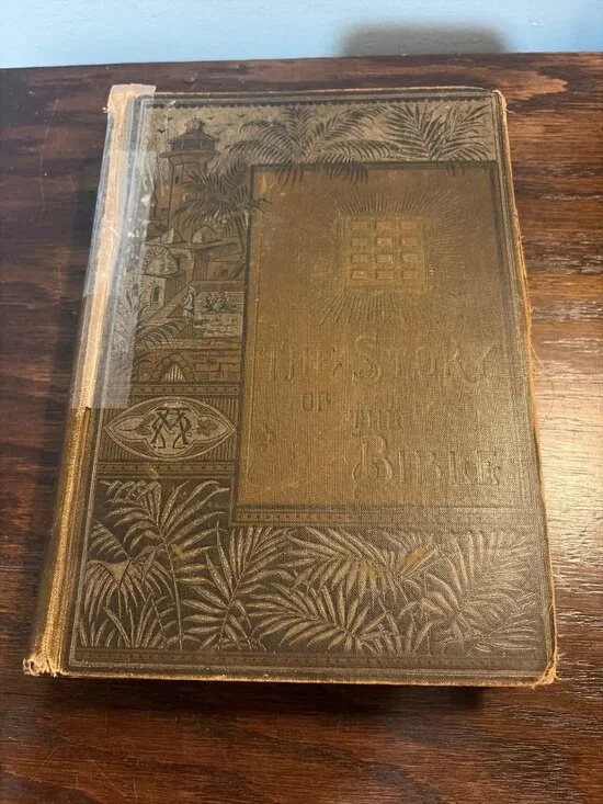 The Story Of The Bible By Charles Foster 19th Century Hardcover w/ Illustrations