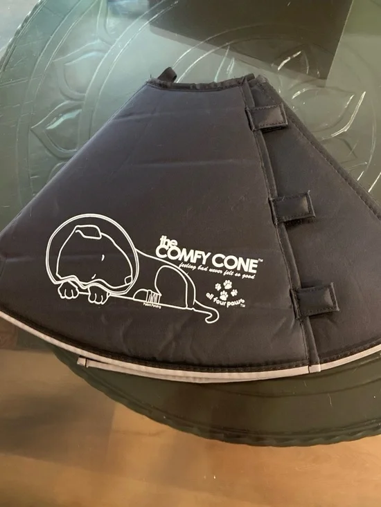 The Comfy Cone Pet Recovery Collar - Black