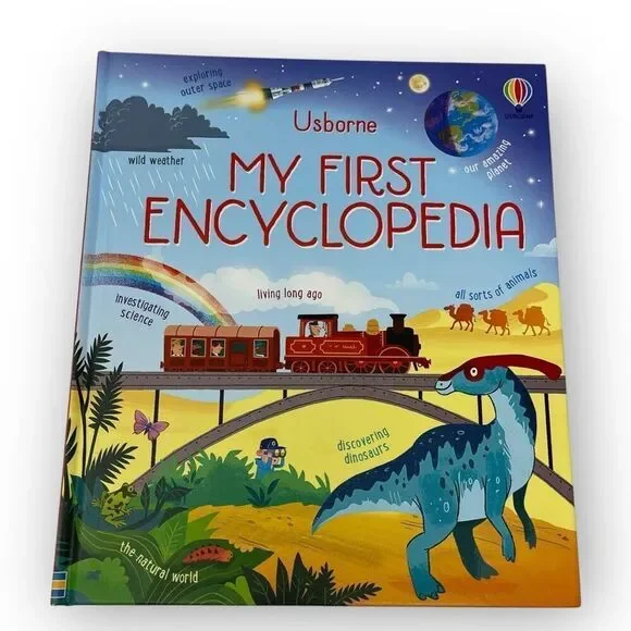 Usborne My First Encyclopedia Hard Back Book Matthew Oldham Preowned