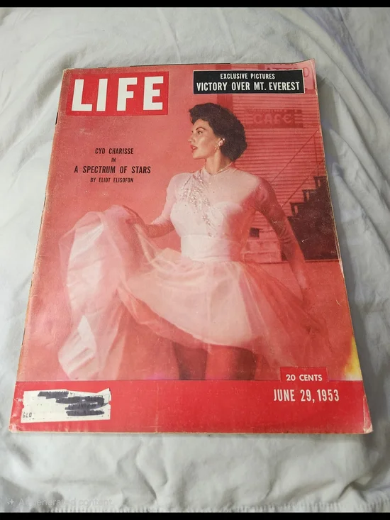 LIFE Magazine June 29, 1953 - Cyd Charisse on the Cover