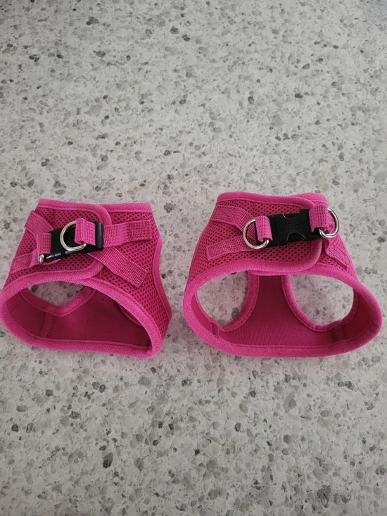 2 Pink Pet Harness Vests By Voyager XXXS & XXS