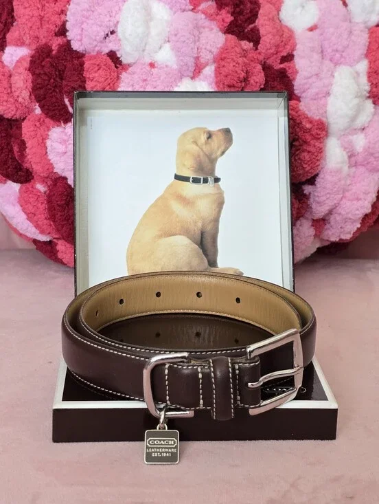 Vintage Coach XL Dog Collar NIB - Never Used!