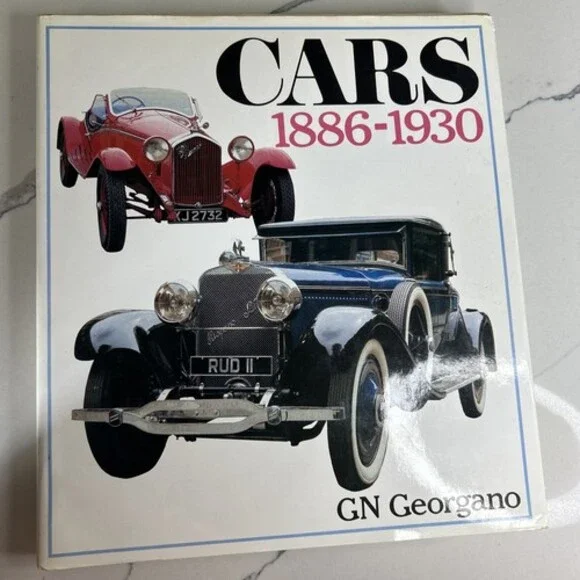 GN Georgano Cars 1886-1930 Hardcover Book 1986