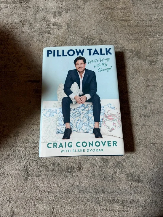 Pillow Talk by Craig Conover - Light Blue & White Hardcover