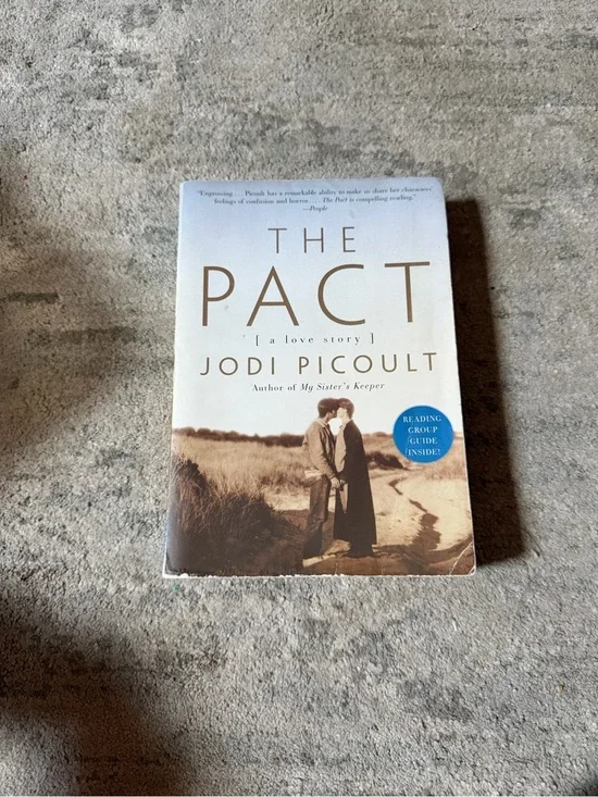 The Pact by Jodi Picoult - White and Brown Paperback Novel