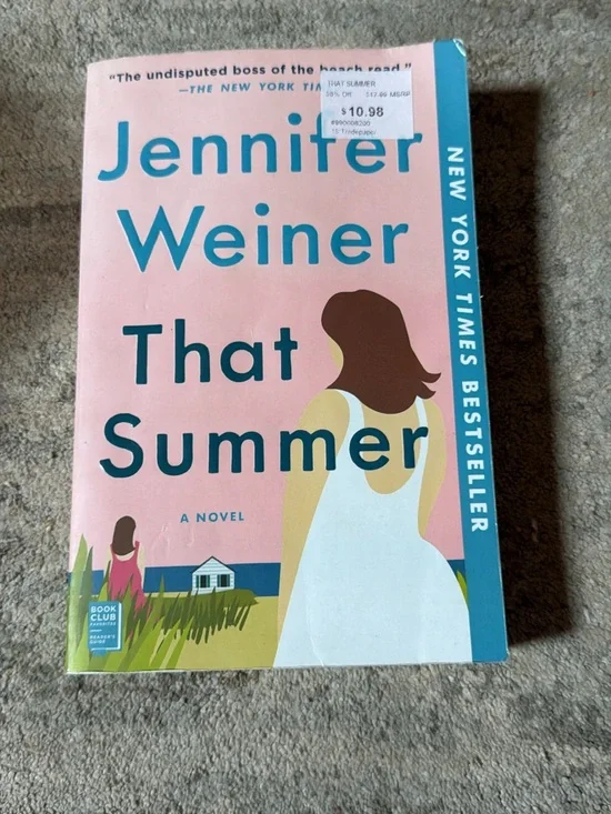 That Summer by Jennifer Weiner - Pink & Teal Paperback