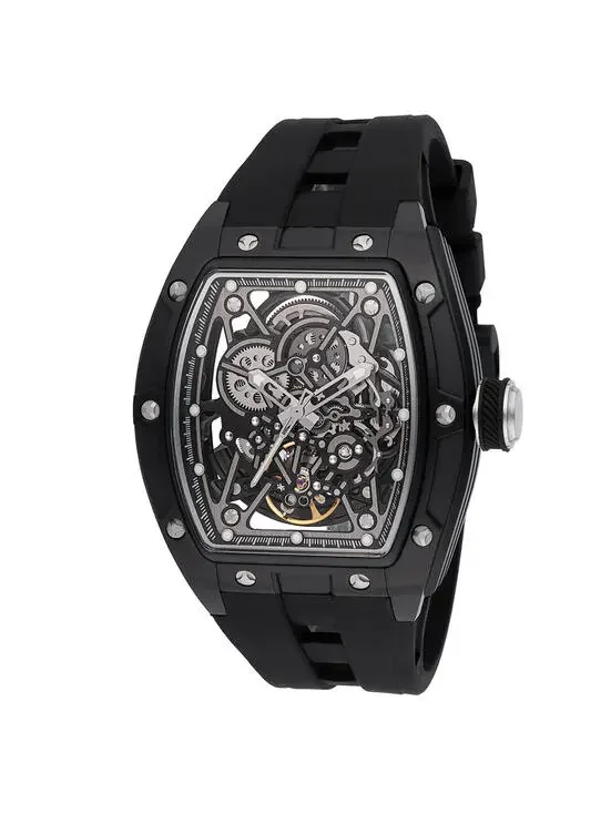 Invicta S1 Rally Automatic Men's Watch w/ Skeleton Dial - 44mm, Black (49018)