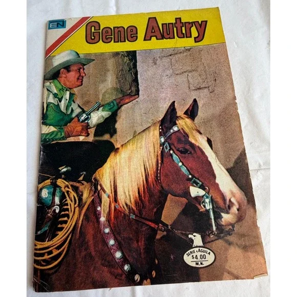 Vintage Gene Autry Comic Book Serie Aguila Spanish Editorial Novaro Western