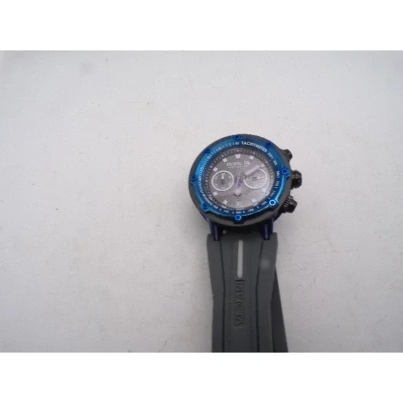 Invicta Coalition Forces Chronograph Mens Watch‎ Blue Grey Silicone Strap READ