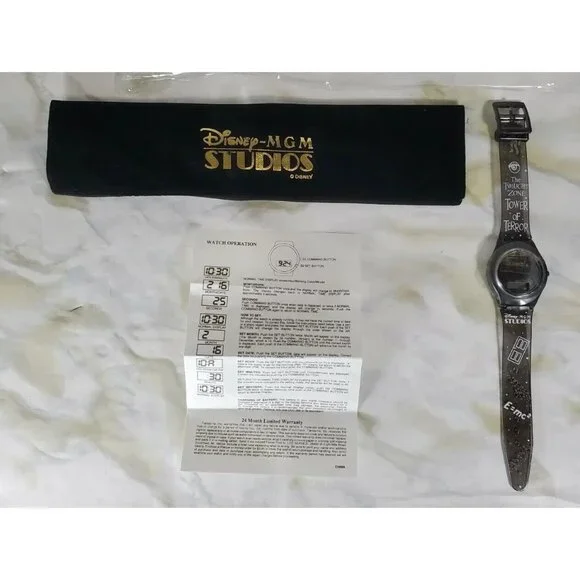 Disney MGM Studios Tower of Terror Opening July 1994 Digital Watch New FAST SHIP