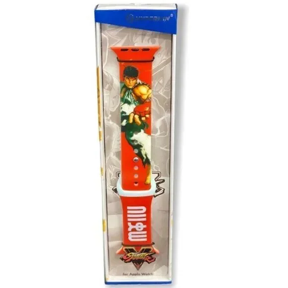 Street Fighter Ryu iWatch Band For Apple Watch®  Officially‎ Licensed by Capcom