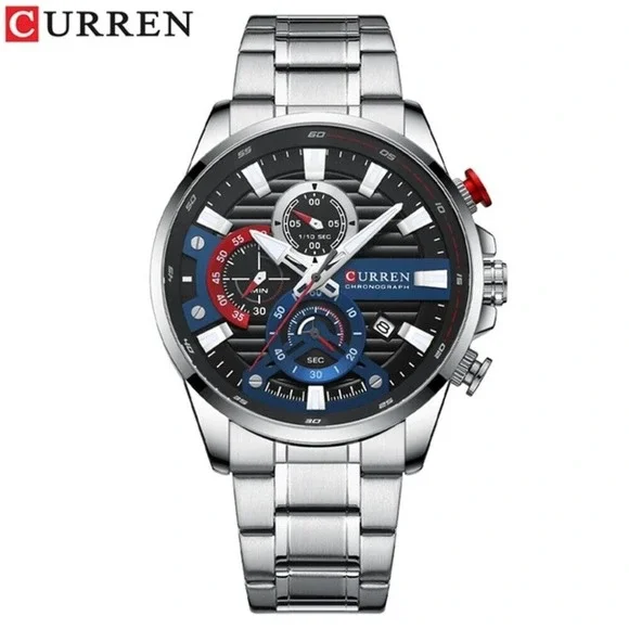 CURREN Stylish Chronograph Stainless Steel Watch for Men‎