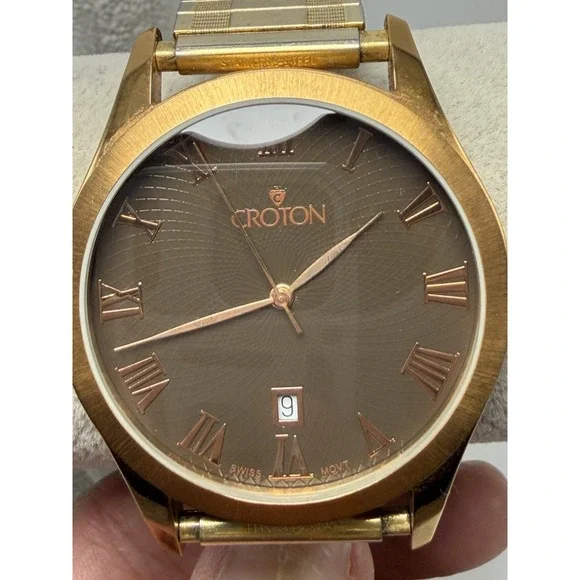 Croton CN307109 New Battery Mens Watch 42MM‎ 7.25