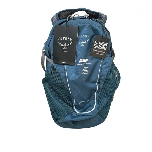 Osprey Daylite Backpack 13L Blue Laptop Sleeve Water Bottle Pockets SRP Logo NEW