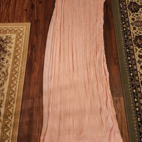 Opalhouse Blush Pink Crinkled Curtain 4 Panals. NWT
