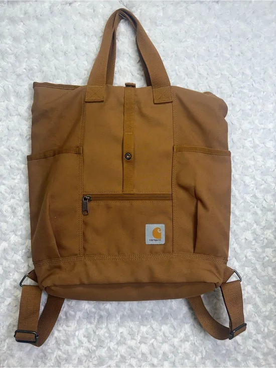 Carhartt unisex classic convertible backpack tote laptop sleeve fits 15” laptop