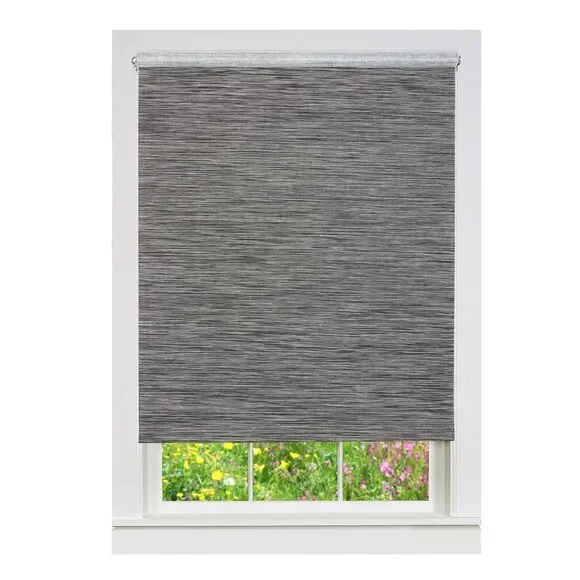 Cords Free Privacy Jute Shade - 55 x 72 in. - Smoke, EY2737531