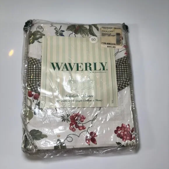 Waverly Fairfield Valance Orchard Trail Berry 78
