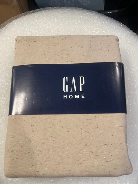 GAP Home Natural Speckled Beige Curtain set of 2