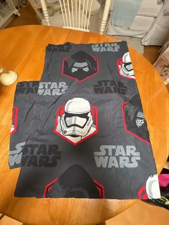 Star Wars The Force Awakens Kylo Ren and Stormtrooper Bedroom Curtains