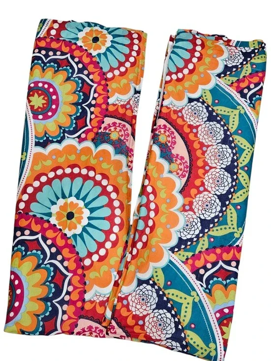 Levtex Home Serendipity  Lined Drape Panels Rod Pocket Mandala Boho 55x84 PAIR