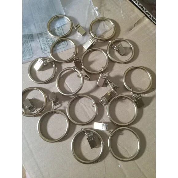 Ivilon Drapery Curtain Clip Rings for Panels 1.7