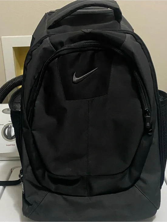 Nike Black Backpack with Embroidered Swoosh