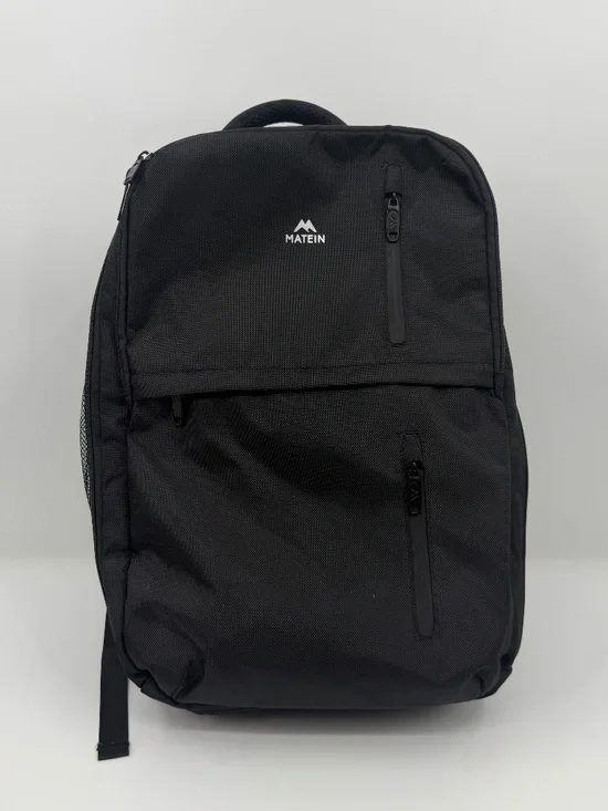 Matein Travel Backpack Large Black Fits 15.6 Inch Laptop Water Resistant