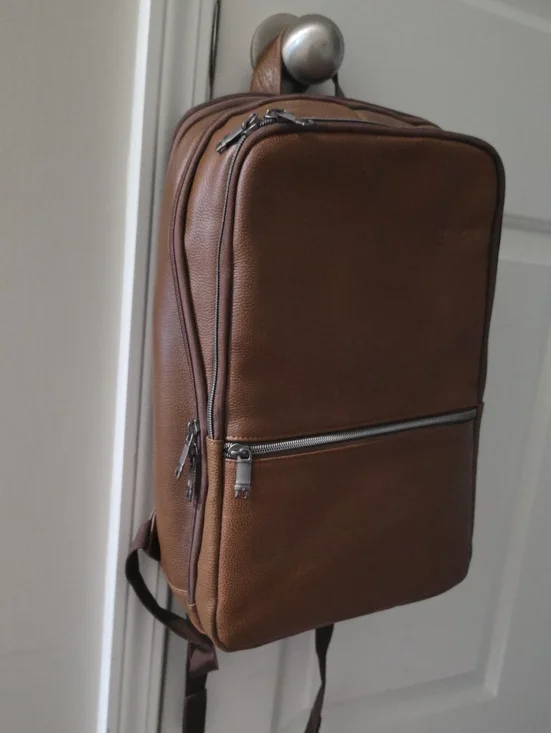 Samsonite Classic Leather Slim Backpack