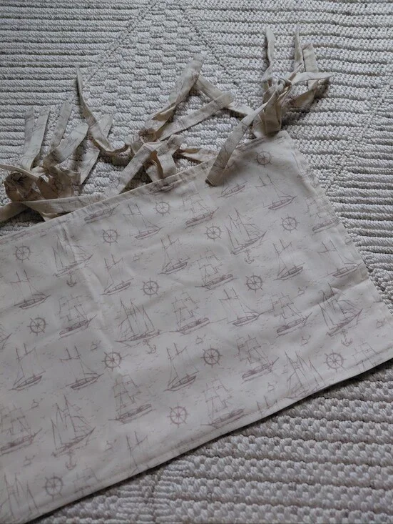 handmade tie top valences