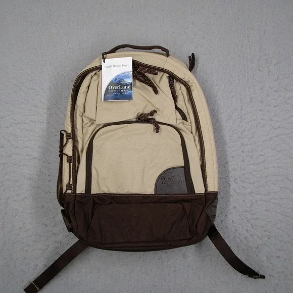 Overland Equipment Acadia Backpack Wheat Coffee Bean Laptop Sleeve Tan Brown