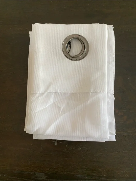 Studio Kramer Grommet Curtain Panel in White