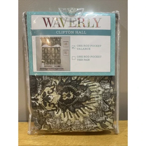 Waverly Clifton Hall Scalloped Window Valance 52x18
