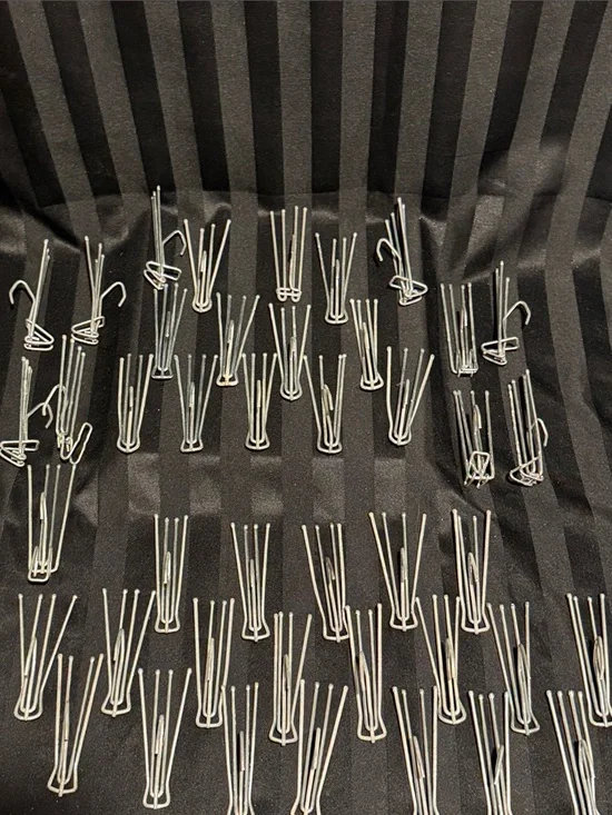 Lot of Vintage-Metal Drapery Hooks #44
