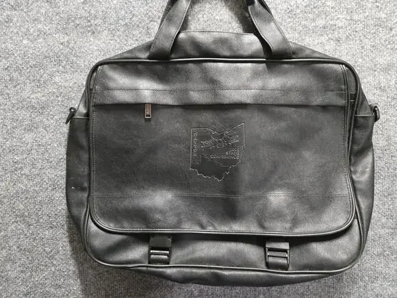 Vintage 2006 Dayton Ohio State Conference Messenger Bag Briefcase Aviation Logo