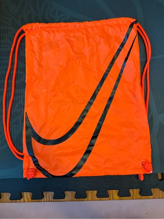 Nike Racing Drawstring Gym Bag Bright Crimson Orange Alphafly