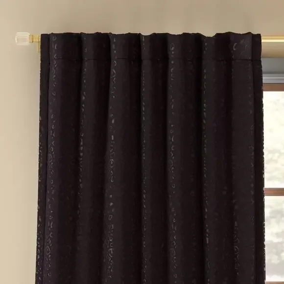 Threshold Blackout Embossed Velvet Rod Pocket 50x63