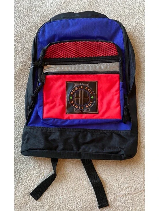 VTG Bugle Boy 90’s Bright Color Backpack CLEAN 12