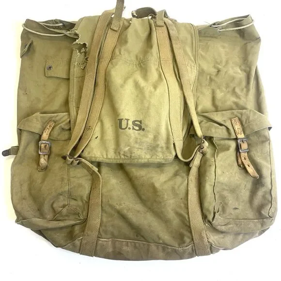 US‎ Army WW2 Mountain Rucksack Avery 1943 Size 18x21x7