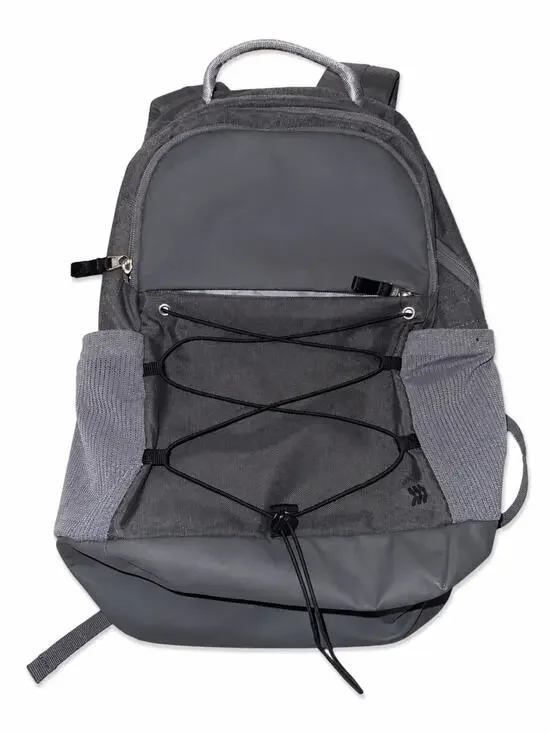 Gray Lightweight Laptop Backpack School Travel Daypack Carry-On Unisex