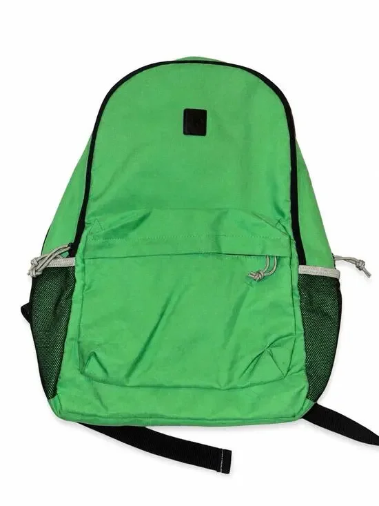 Green Canvas Backpack School Book Bag Laptop Travel Daypack